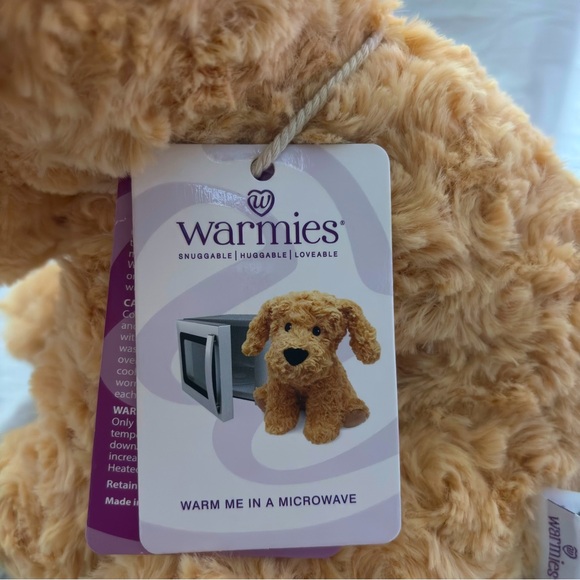 🎄🎁Warmies New Golden Dog Microwavable Lavender Scented & Weighted Comfort Plush - Picture 7 of 14
